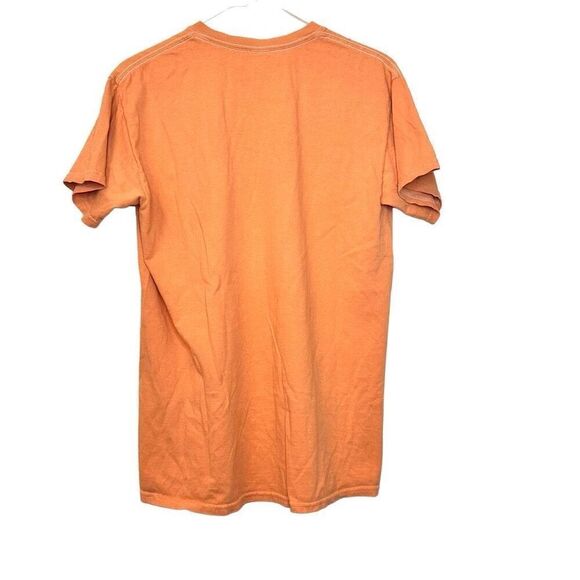 Vintage Looney Tunes Love Tribe Short Sleeve Cotton Graphic T-Shirt Orange Small - Picture 2 of 3